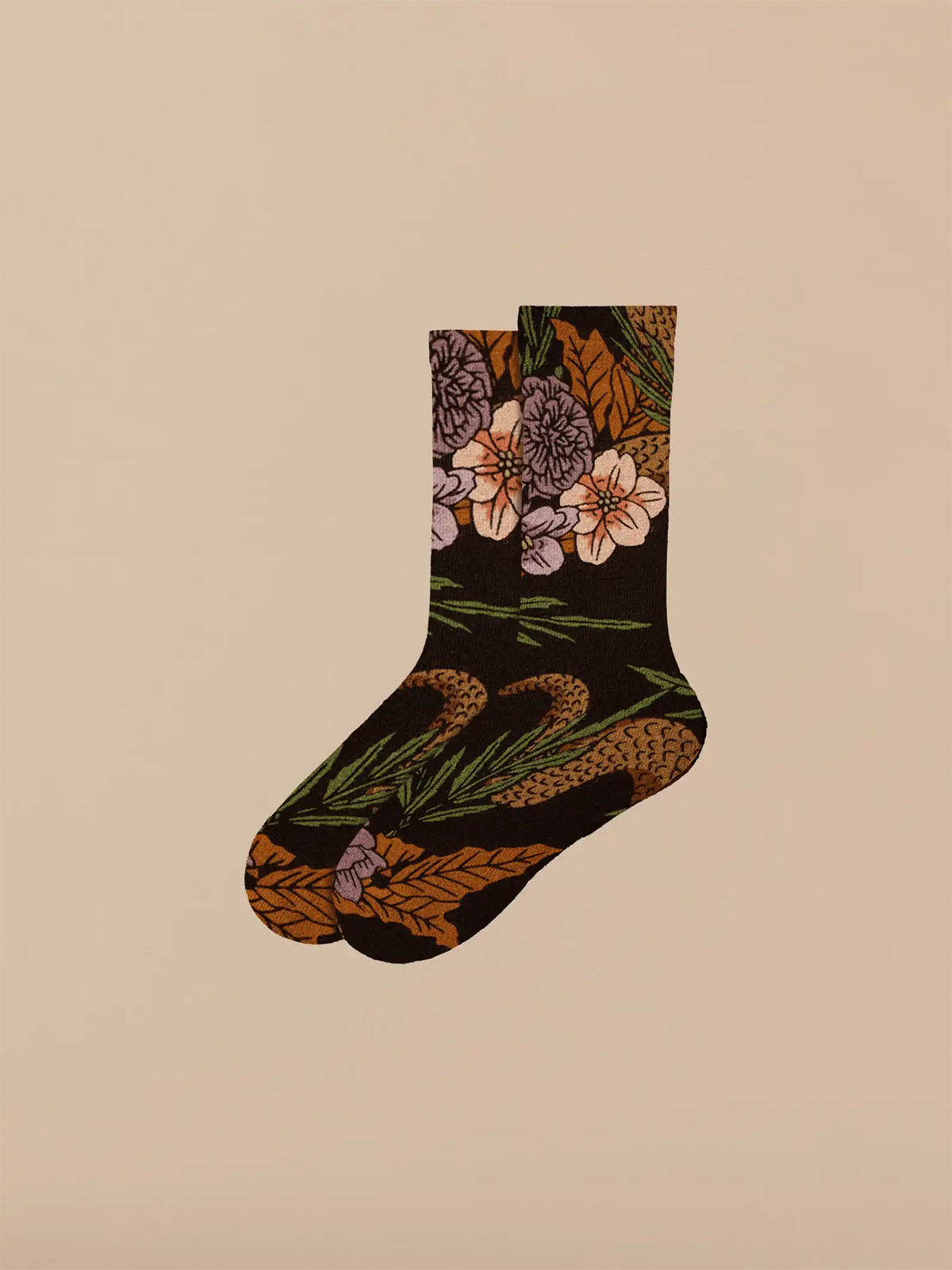 Heritage Crew Sock | Garden Snake