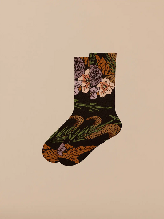 Heritage Crew Sock | Garden Snake