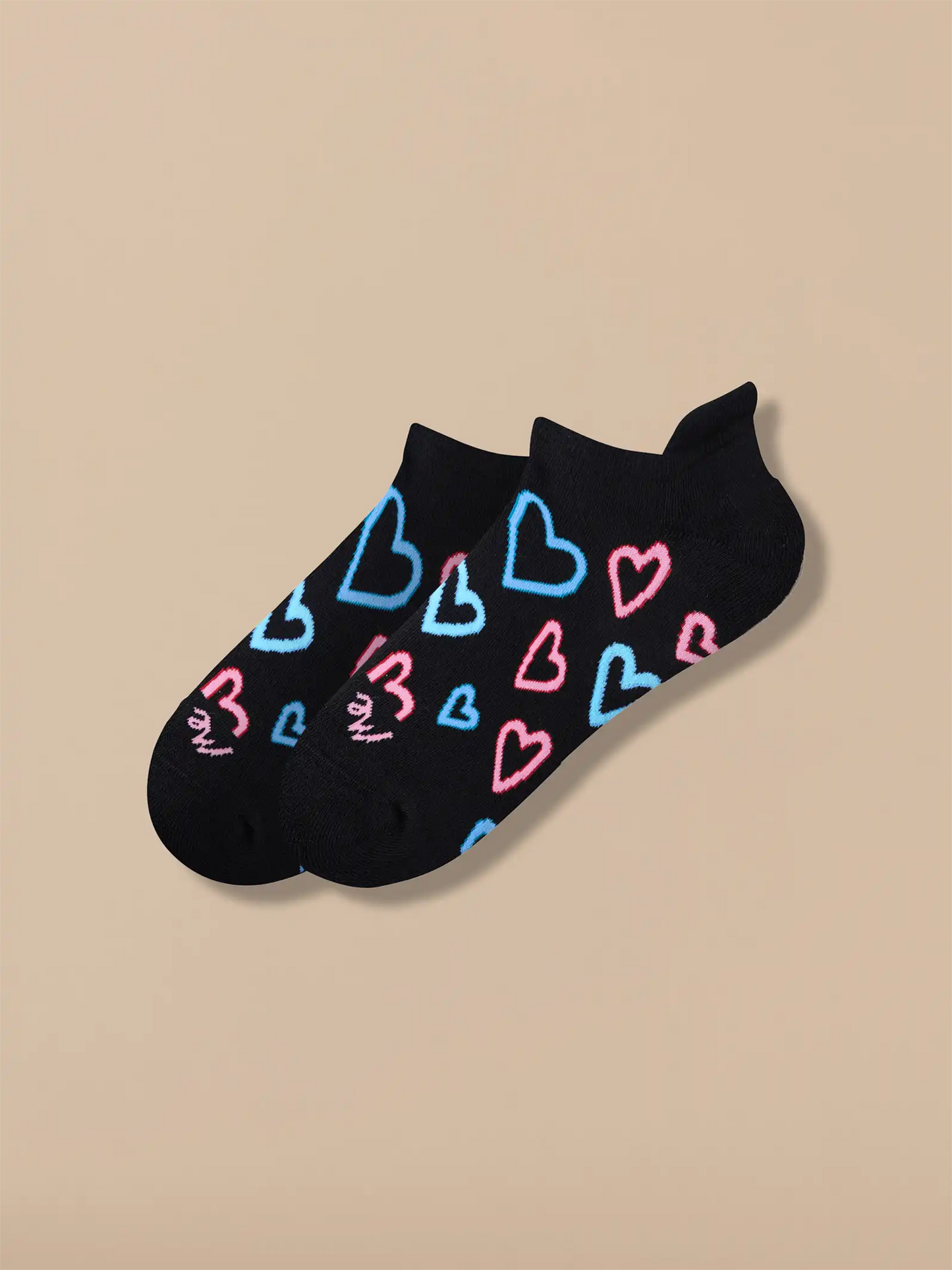 Heritage Ankle Sock | Electric Hearts 2.0