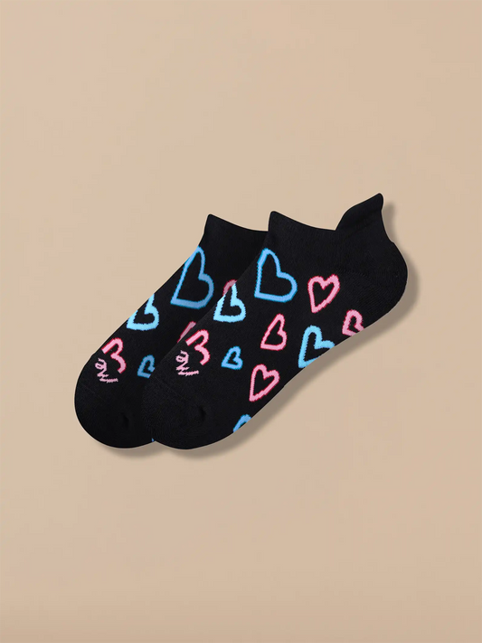 Heritage Ankle Sock | Electric Hearts 2.0