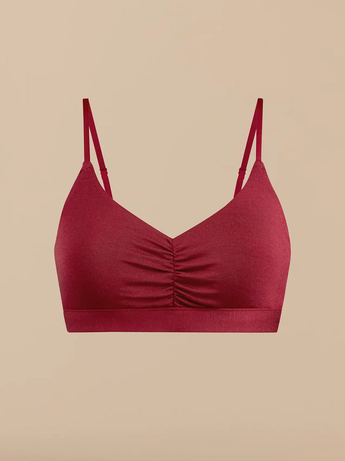 UltraModal™ FeelFree Ruched Bralette | Cabernet/Cabernet