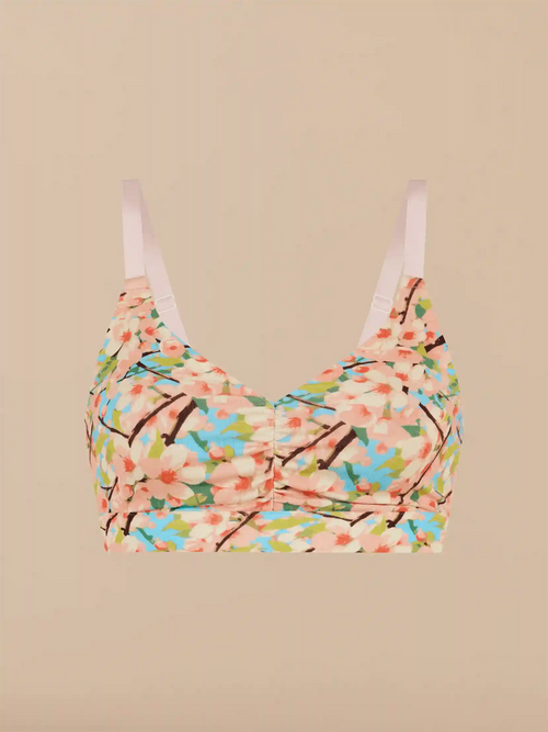 Curvy UltraModal™ FeelFree Ruched Bralette | Cherry Blossom
