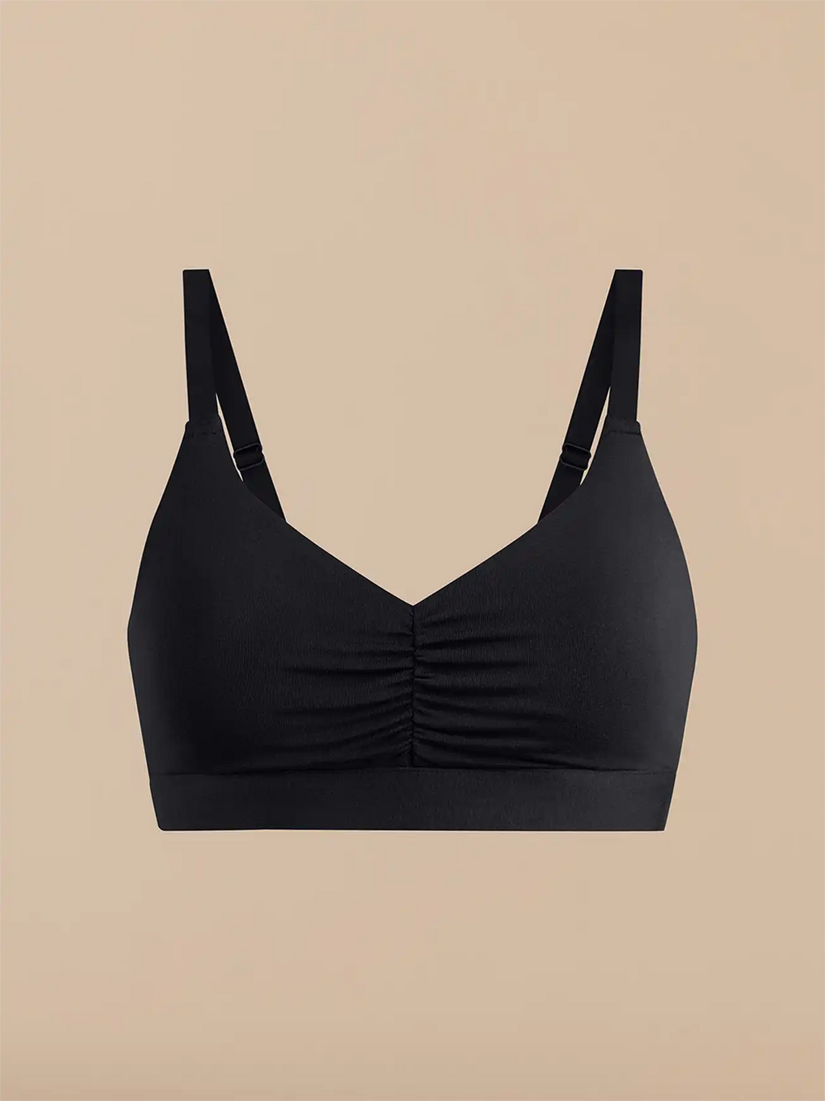 Curvy UltraModal™ FeelFree Ruched Bralette | Black