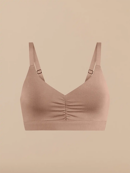 Curvy UltraModal™ FeelFree Ruched Bralette | Cocoa
