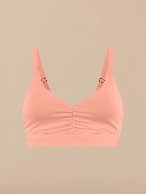 Curvy UltraModal™ FeelFree Ruched Bralette | Lobster Bisque