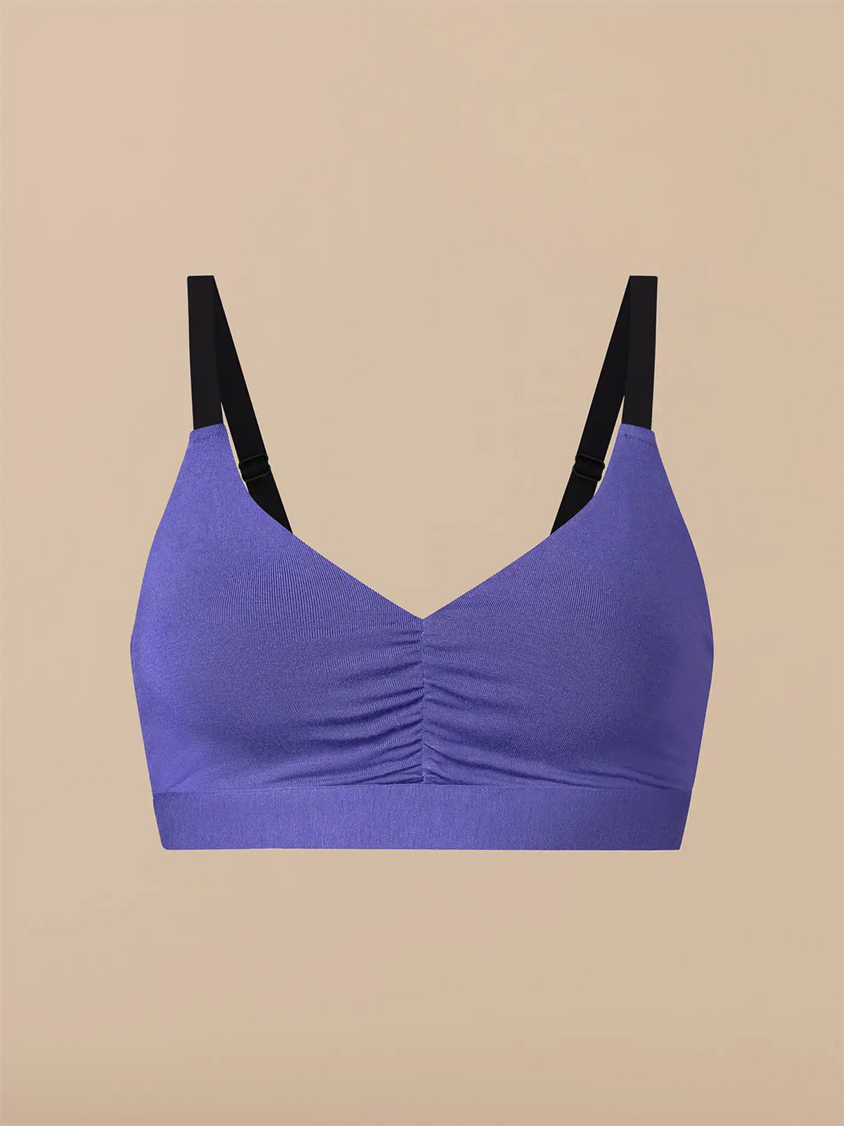 Curvy UltraModal™ FeelFree Ruched Bralette | Berry Blue