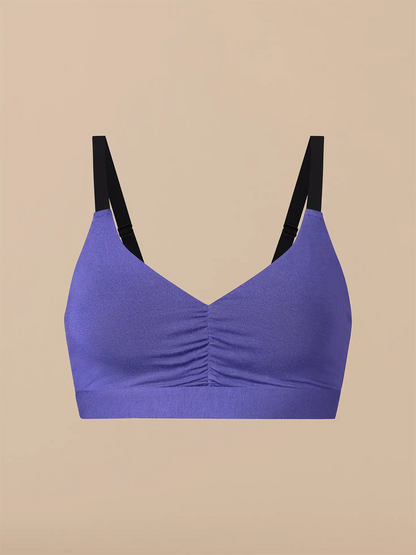 Curvy UltraModal™ FeelFree Ruched Bralette | Berry Blue