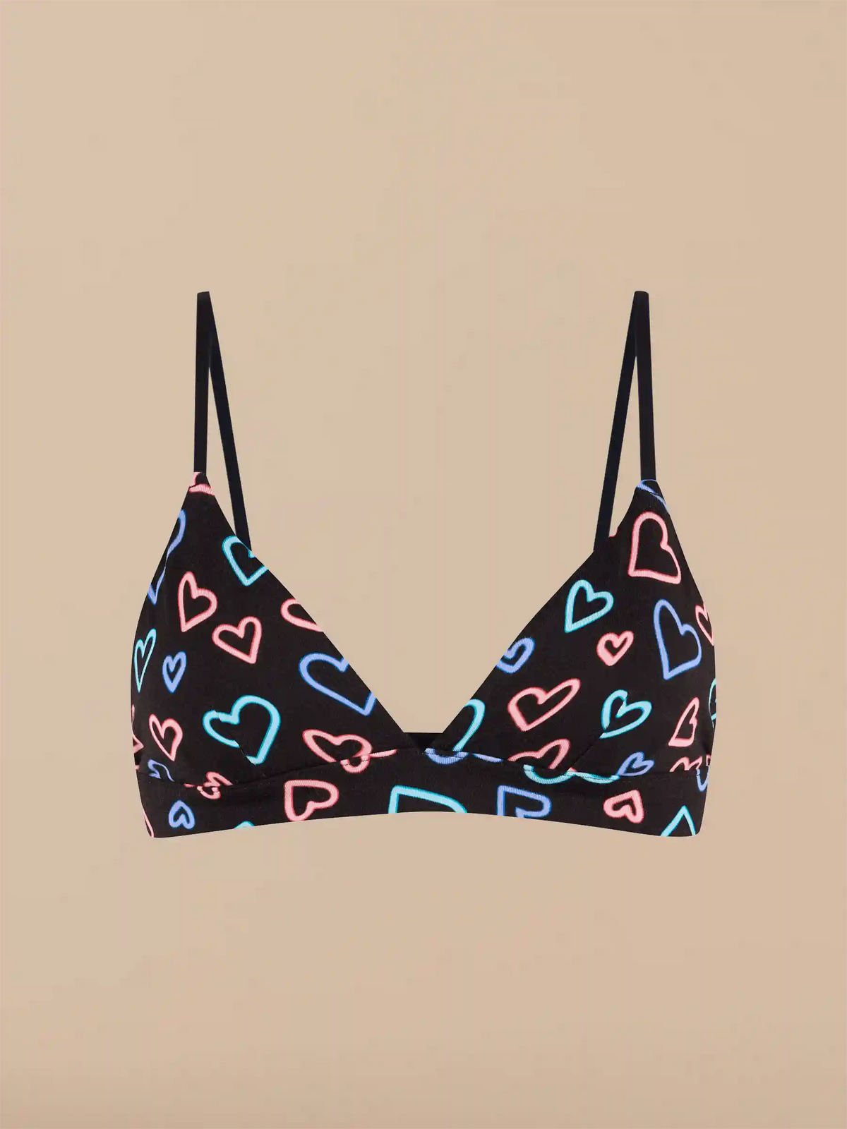 UltraModal™ FeelFree Triangle Bralette | Electric Hearts 2.0