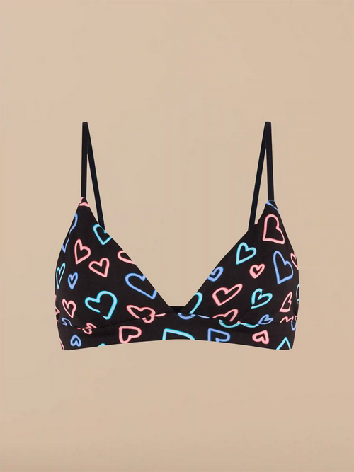 UltraModal™ FeelFree Triangle Bralette | Electric Hearts 2.0