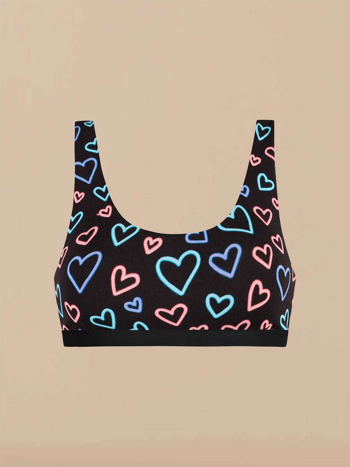 UltraModal™ Core Scoop Bralette | Electric Hearts 2.0