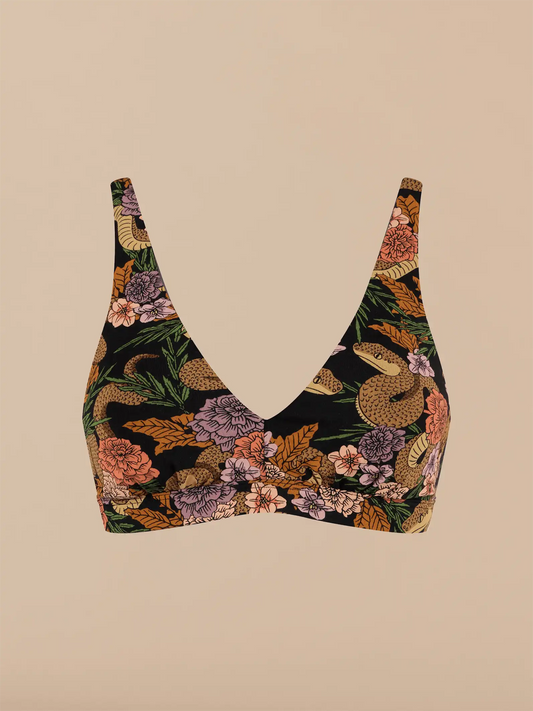 UltraModal™ FeelFree Plunge Bralette with Cups | Garden Snake