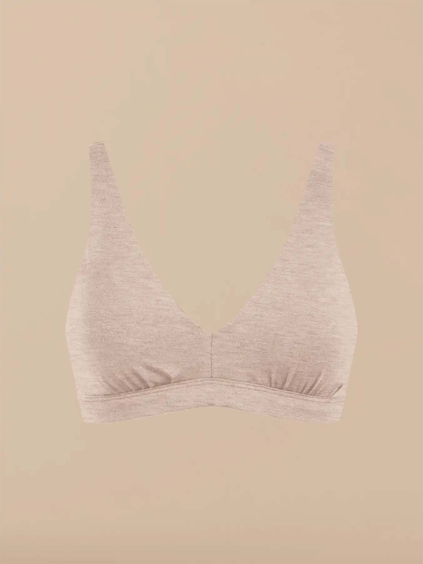 UltraModal™ FeelFree Plunge Bralette with Cups | Heather Grey