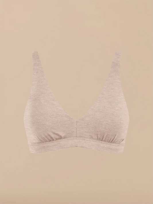 UltraModal™ FeelFree Plunge Bralette with Cups | Heather Grey