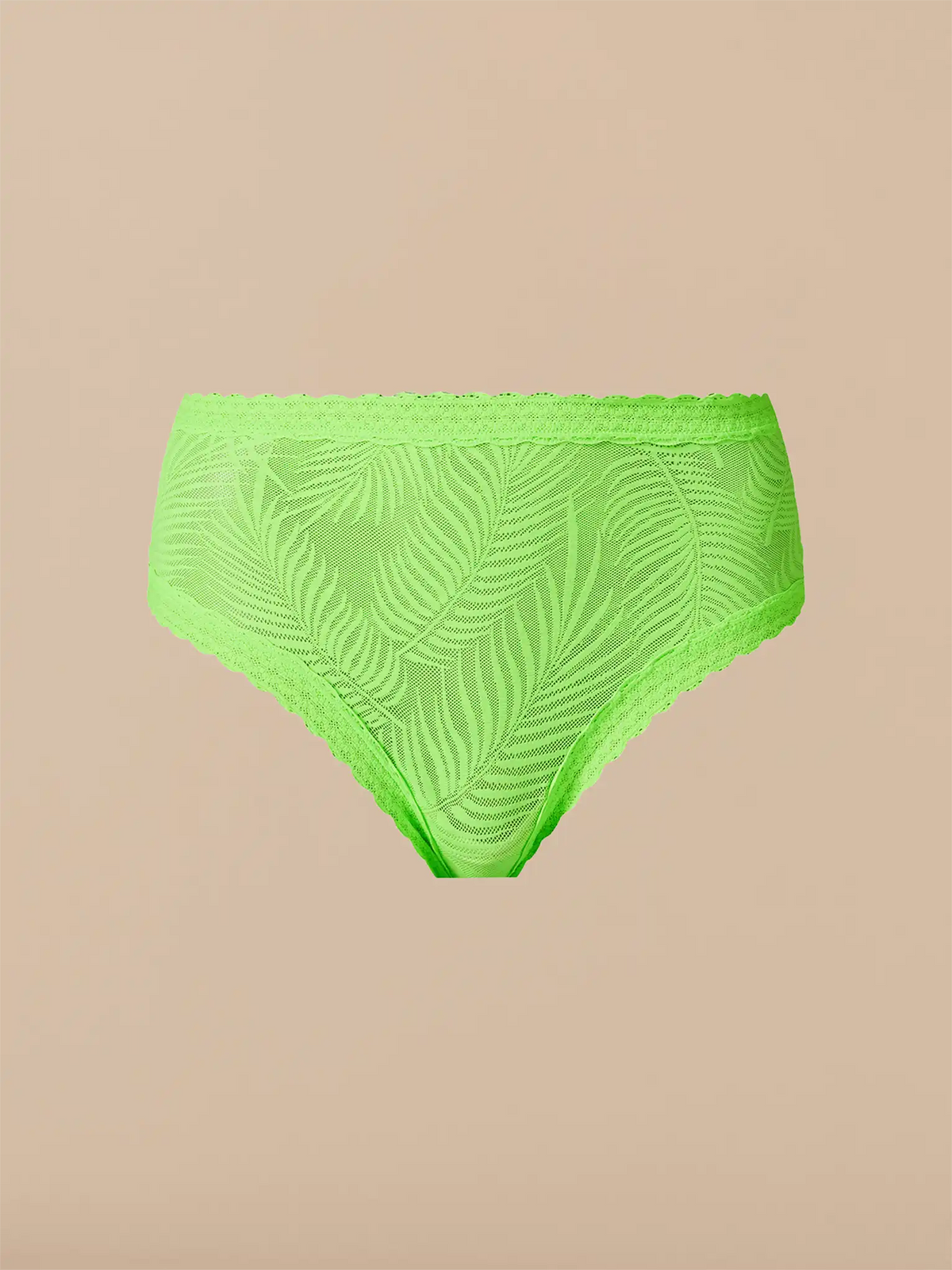 All Over Lace High-Waist Brief | Limeade