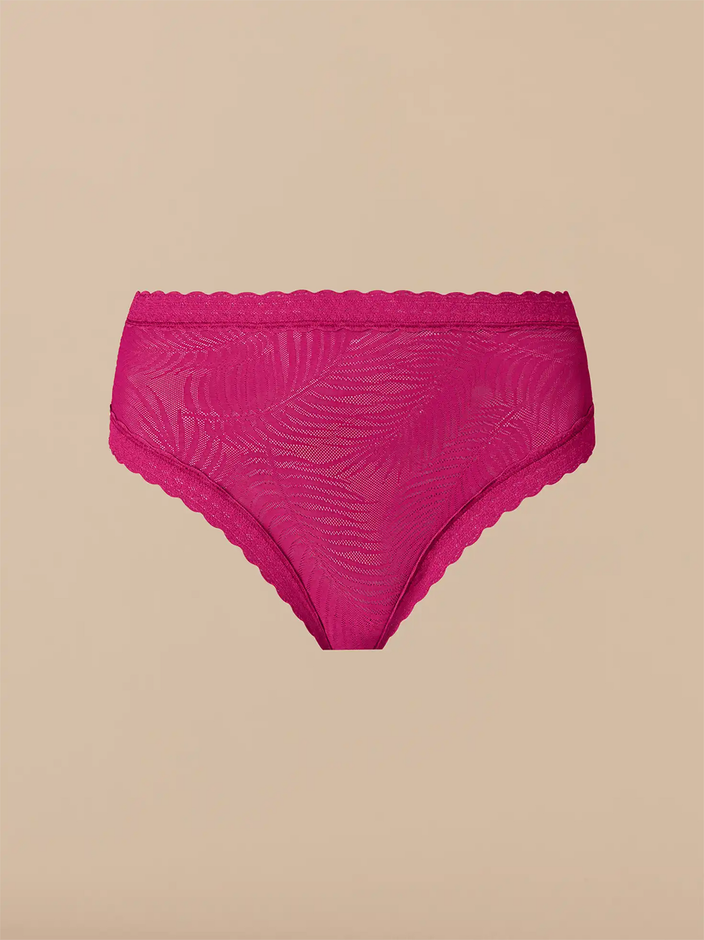 All Over Lace High-Waist Brief | Plum Feather