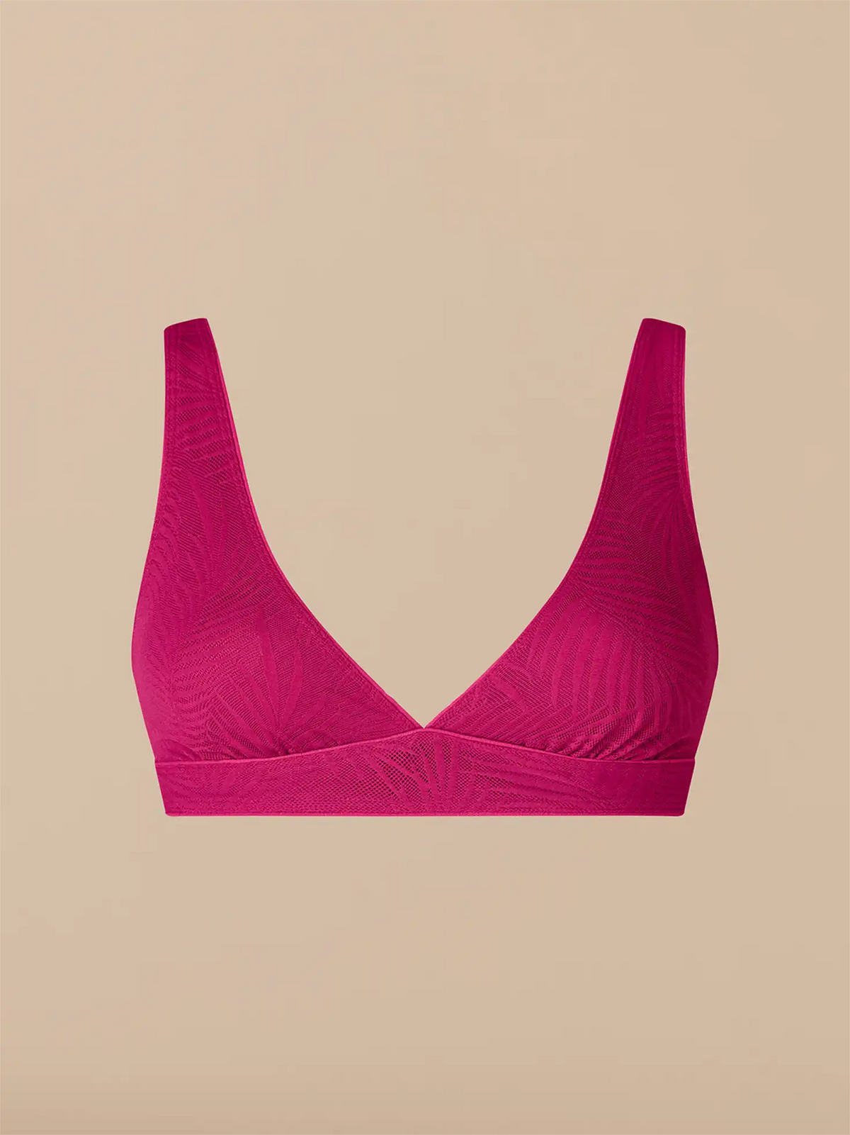 All Over Lace Plunge Bralette | Plum Feather