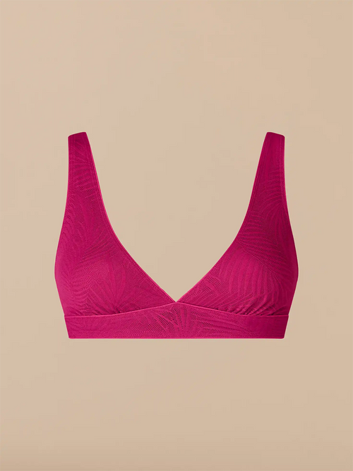 All Over Lace Plunge Bralette | Plum Feather