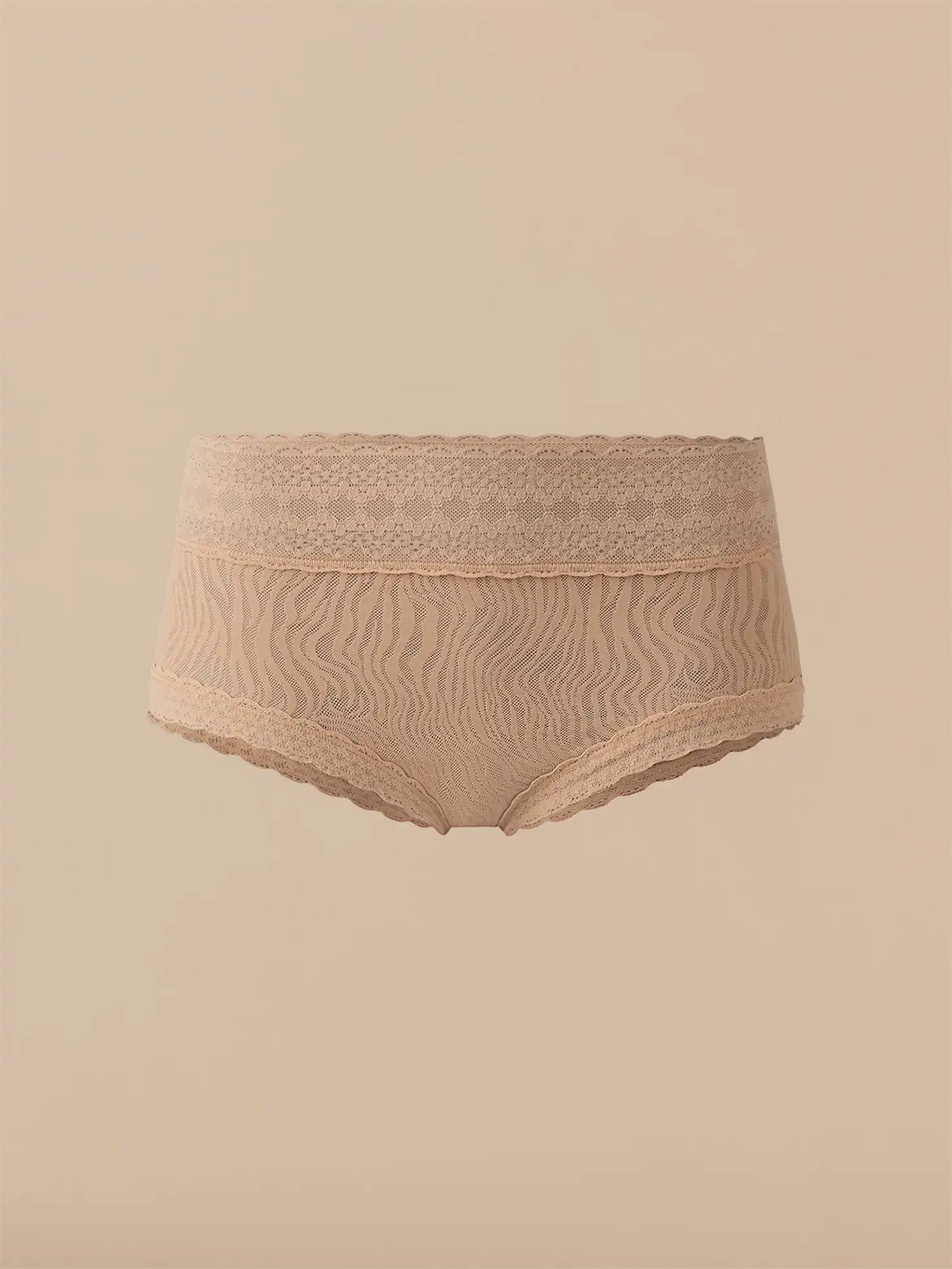 All Over Lace Hipster | Latte Zebra
