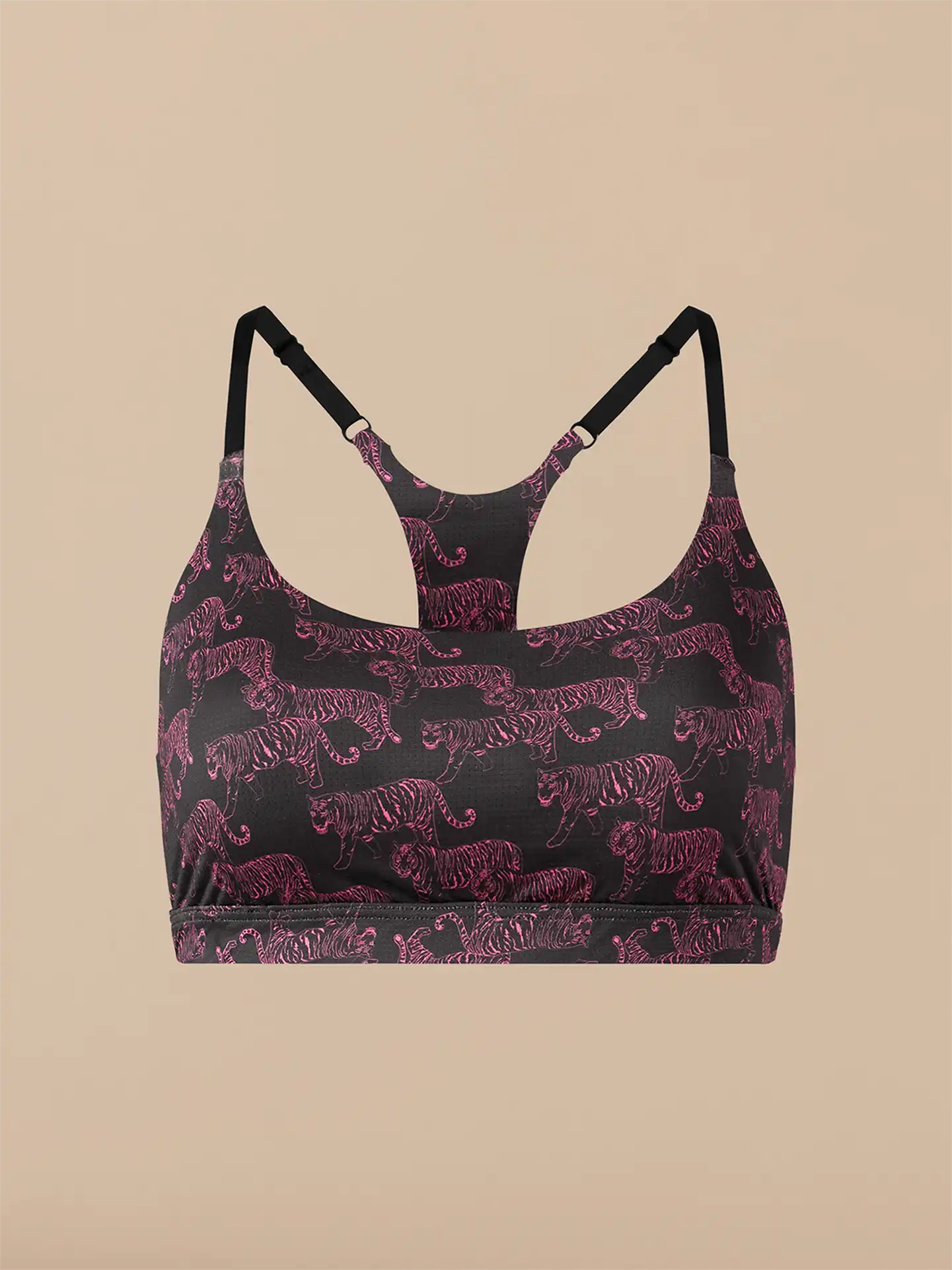 Breathe Racerback Bralette | Neon Tigers
