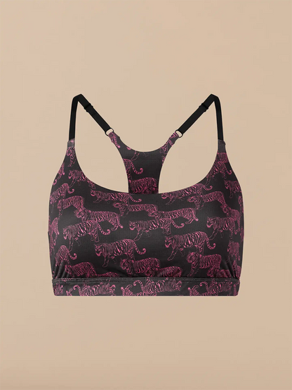 Breathe Racerback Bralette | Neon Tigers