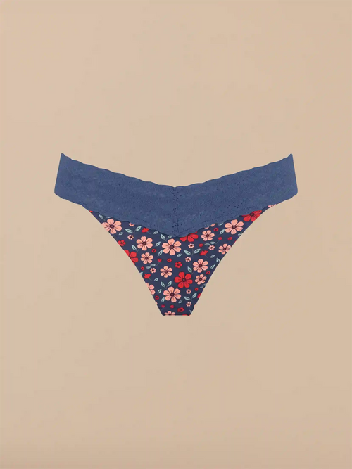 UltraModal™ Lace V-Front Thong | Sweet Bloom