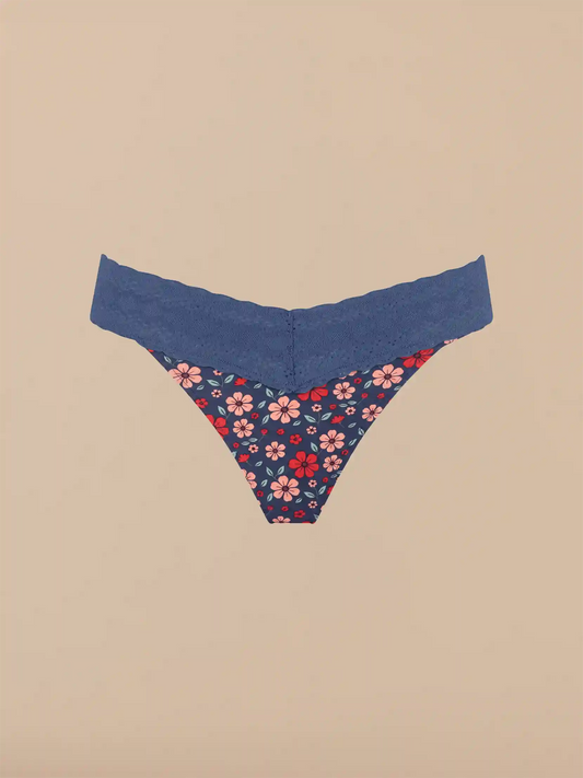 UltraModal™ Lace V-Front Thong | Sweet Bloom