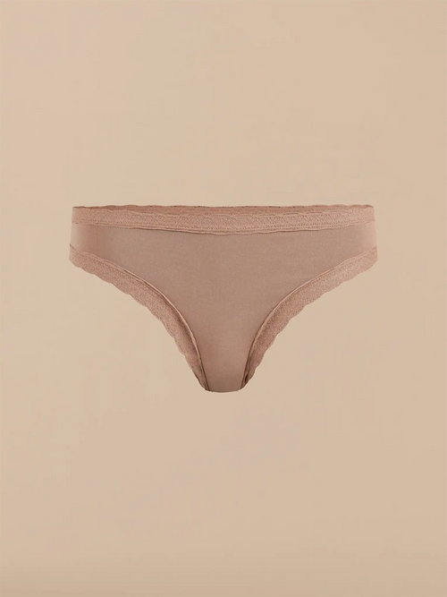 UltraModal™ Lace Tanga | Cocoa