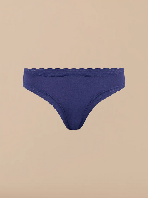 UltraModal™ Lace Tanga | Navy
