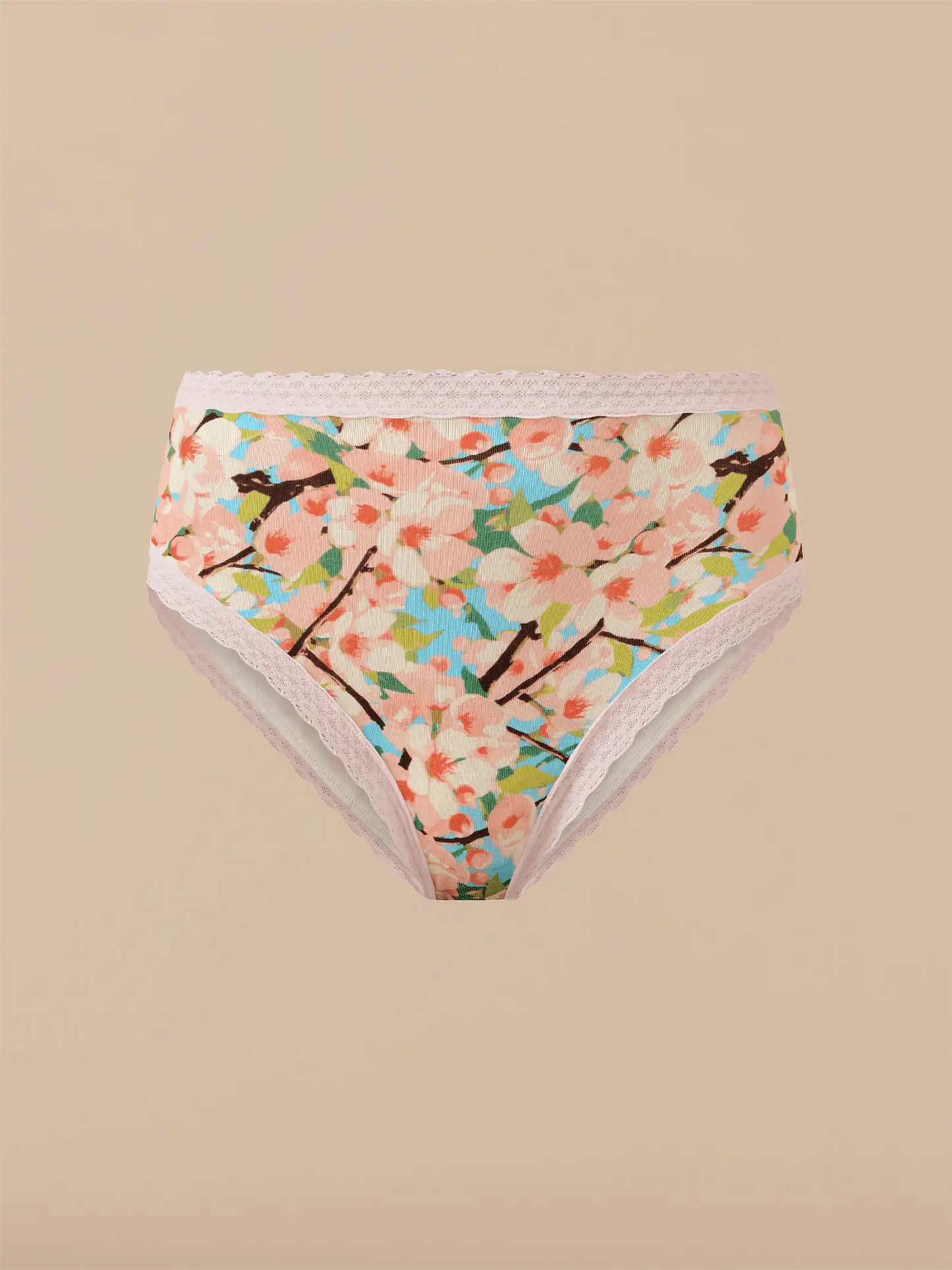UltraModal™ Lace High-Waisted Cheeky Bikini | Cherry Blossom
