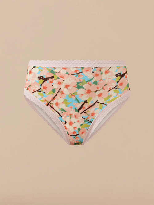 UltraModal™ Lace High-Waisted Cheeky Bikini | Cherry Blossom