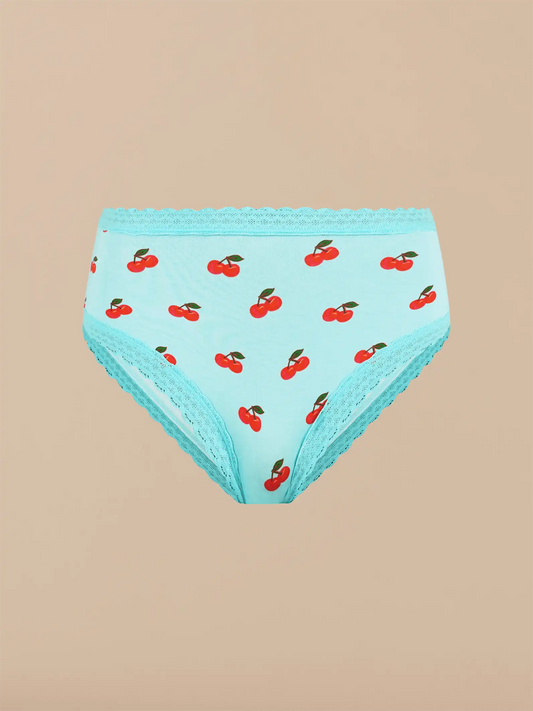 UltraModal™ Lace High-Waisted Cheeky Bikini | Cherry Cherry Baby