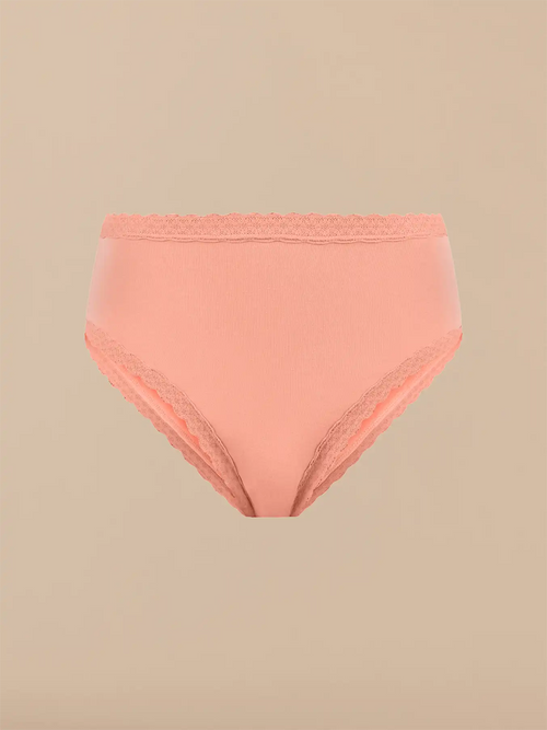 UltraModal™ Lace High-Waisted Cheeky Bikini | Lobster Bisque