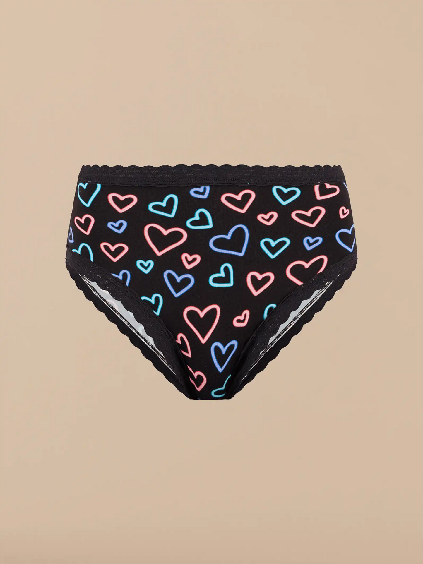 UltraModal™ Lace High-Waisted Cheeky Bikini | Electric Hearts 2.0