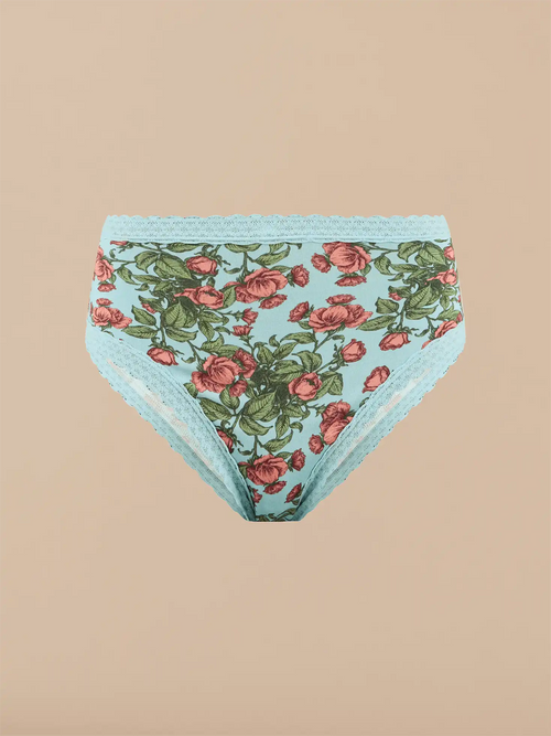 UltraModal™ Lace High-Waisted Cheeky Bikini | Peonies