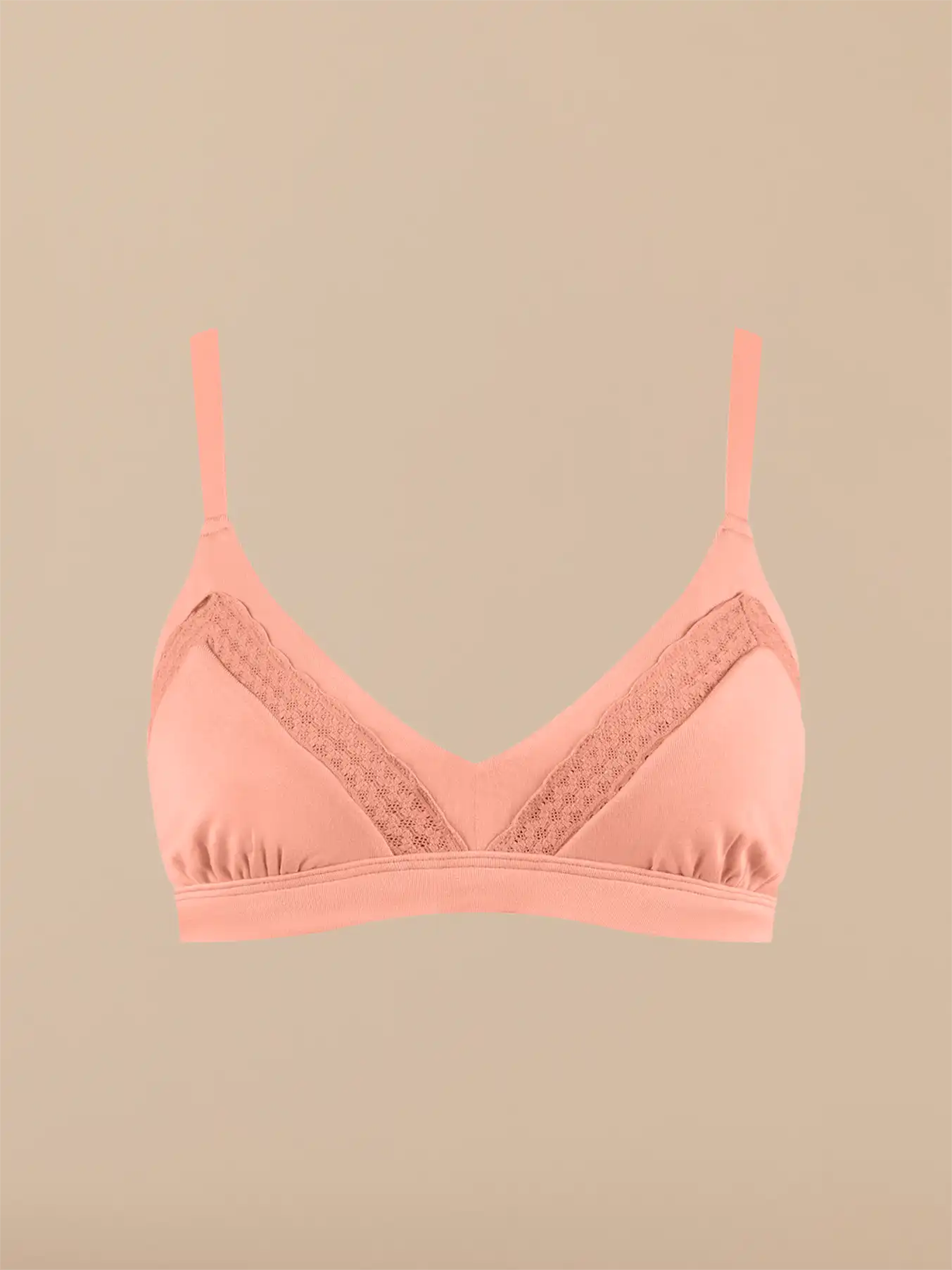 UltraModal™ Lace Triangle Bralette | Lobster Bisque