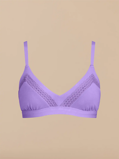 UltraModal™ Lace Triangle Bralette | Purple