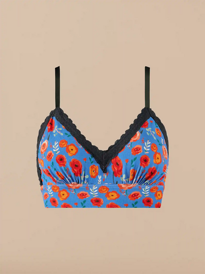 UltraModal™ Lace Plunge Bralette | Painted Petals
