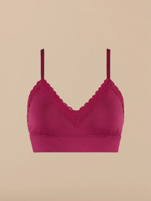 UltraModal™ Lace Plunge Bralette | Plum