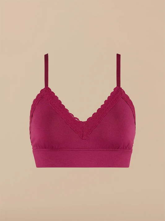 UltraModal™ Lace Plunge Bralette | Plum