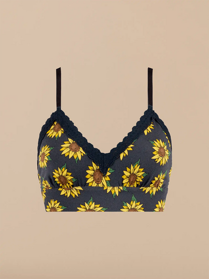 UltraModal™ Lace Plunge Bralette | Here Comes The Sunflowers