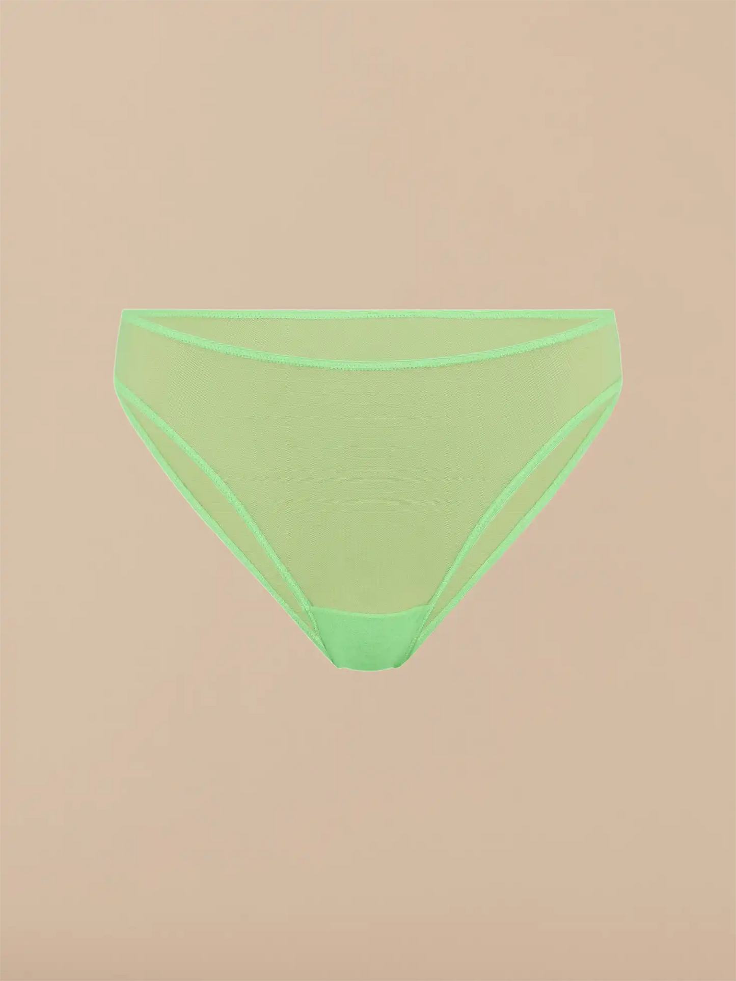 Women's Mesh High Leg Bikini | Summer Green
