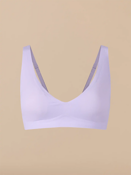 Seamless Plunge Bralette | Lavender