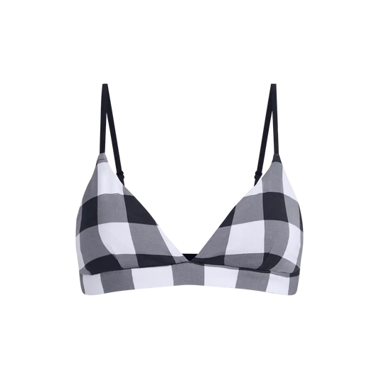 UltraModal™ FeelFree Triangle Bralette | Gingham Plaid