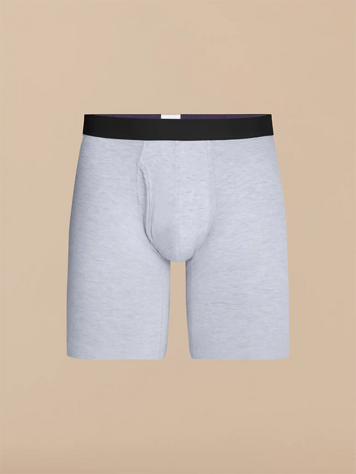 UltraModal™ Core Long Boxer Brief w/ Fly | Heather Grey