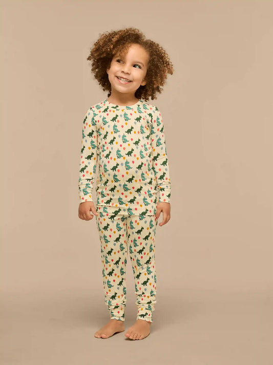 UltraModal™ Long Sleeve PJ Set - Kid's | Birthday Roar