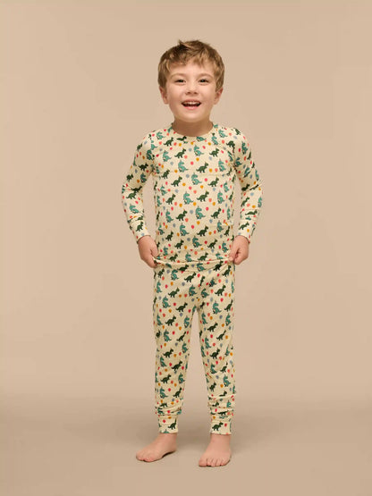 UltraModal™ Long Sleeve PJ Set - Kid's | Birthday Roar