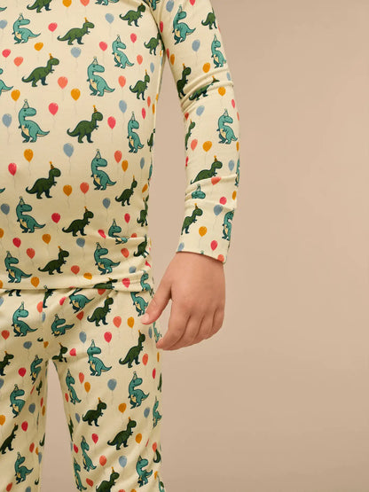 UltraModal™ Long Sleeve PJ Set - Kid's | Birthday Roar