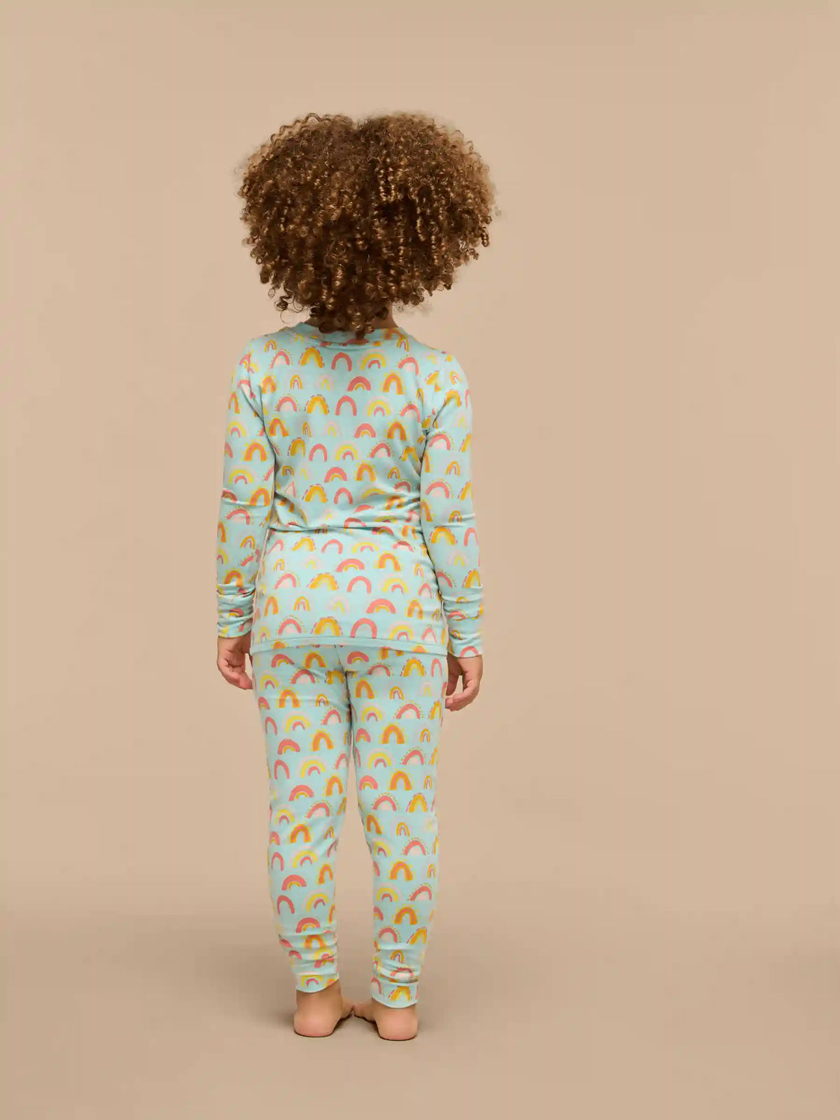 UltraModal™ Long Sleeve PJ Set - Kid's | Rainbow Doodles