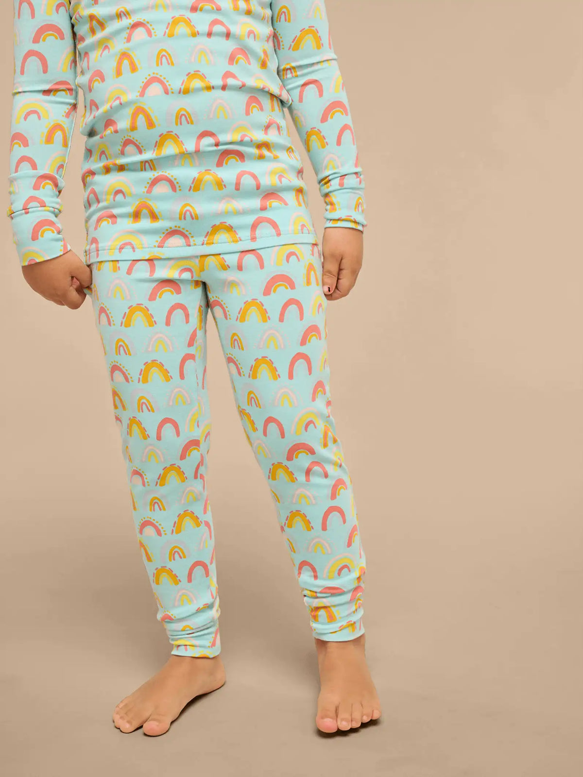 UltraModal™ Long Sleeve PJ Set - Kid's | Rainbow Doodles