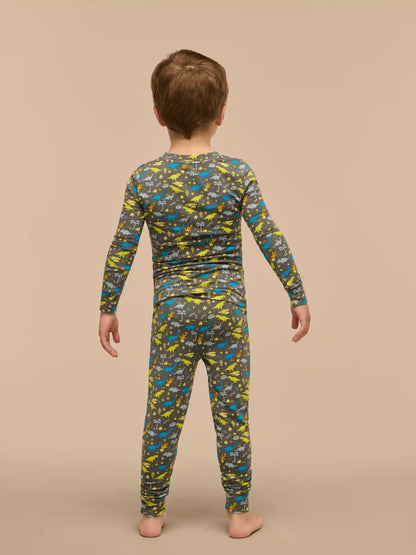 UltraModal™ Long Sleeve PJ Set - Kid's | Jurassic Nap
